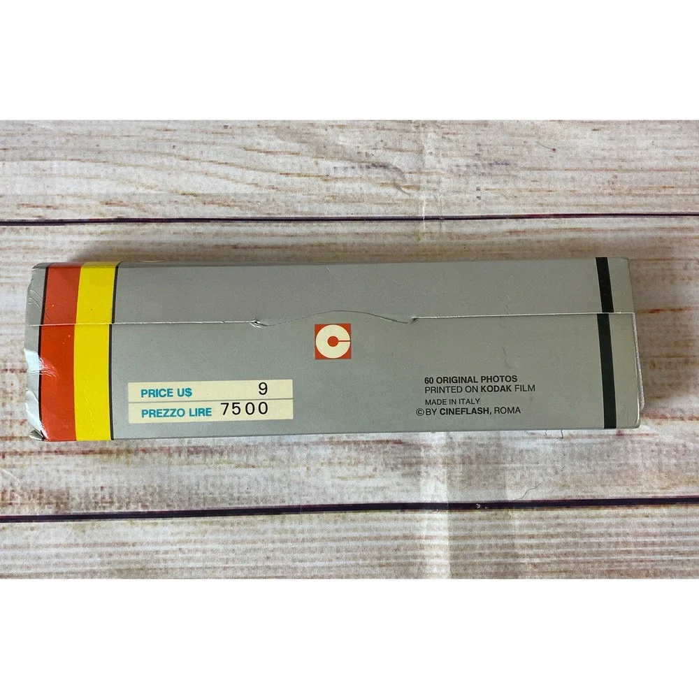 Vintage 1960s Souvenir Cineflash Kodak 60 Full Color‎ Slides ROMA Rome Italy
